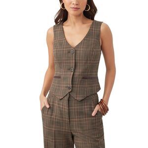 Trina Turk Womens Kofi Vest